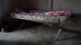 Een eenvoudig bed van Paraguayaanse makelij - slaapt prima